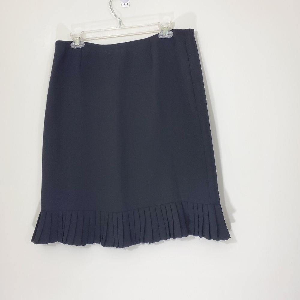 Black Polyester Skirt, Size 12 P